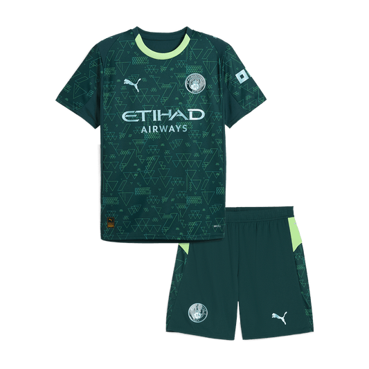 Manchester City dětská čtvrtá sada dresu 2025/26
