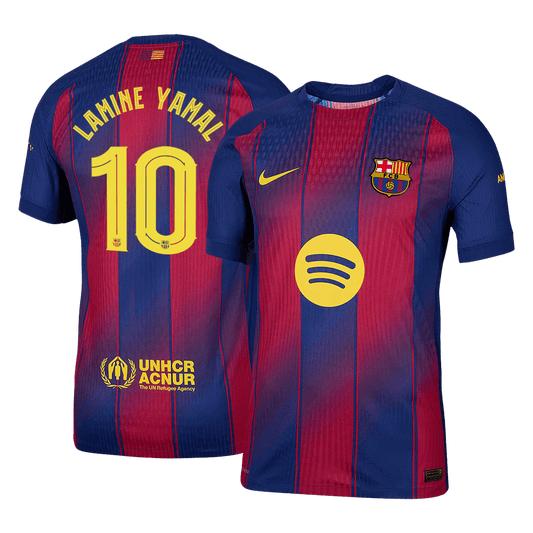 Domácí Fotbalový Dres Barcelona 25/26 Authentic LAMINE YAMAL #10 UCL