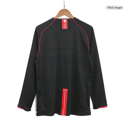 Venkovní Retro Dres Manchester United 2007/08 Long Sleeve
