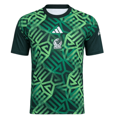Mexiko předzápasový fotbalový dres MS 2026 - zelená