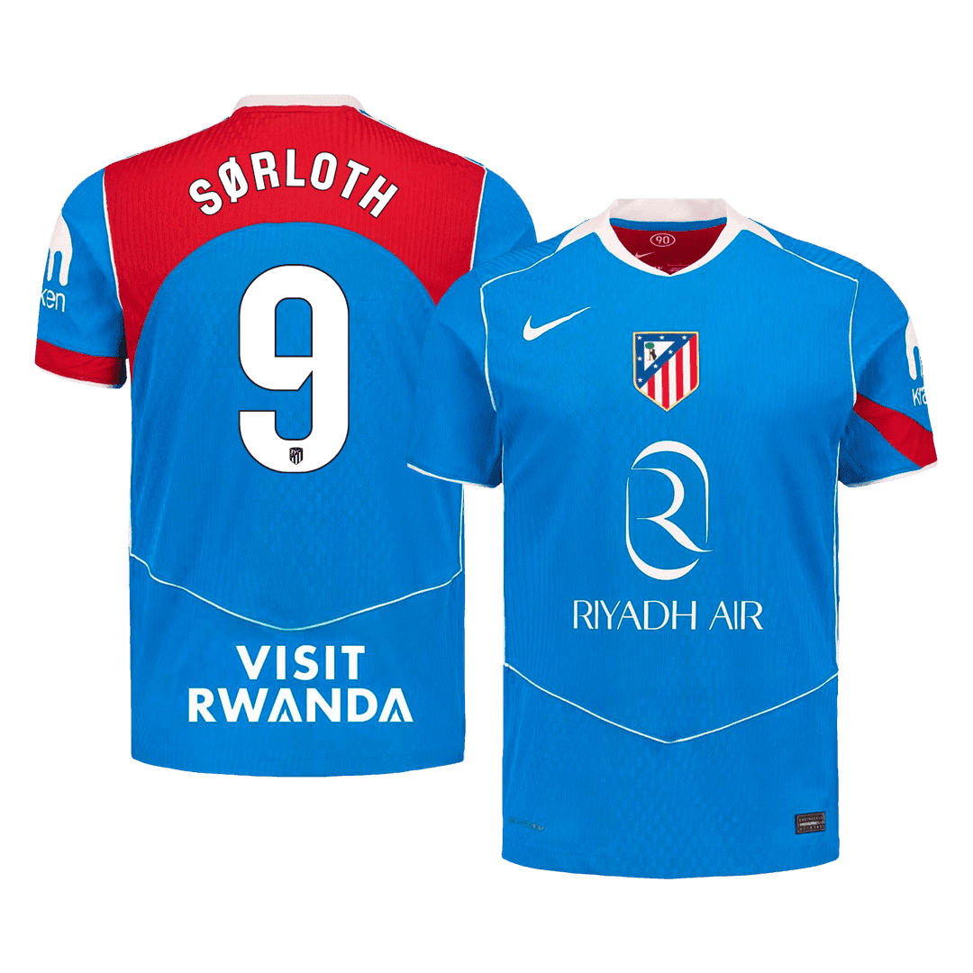 Atletico Madrid třetí dres 2025/26 hráčská verze SØRLOTH #9
