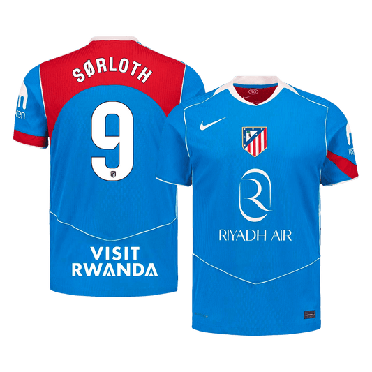 Atletico Madrid třetí dres 2025/26 hráčská verze SØRLOTH #9