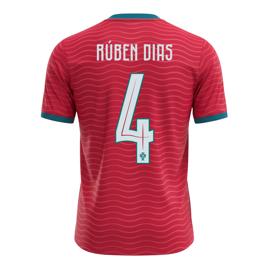 Portugalsko domácí fotbalový dres MS 2026 RÚBEN DIAS #4