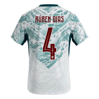 Portugalsko venkovní fotbalový dres MS 2026 RÚBEN DIAS #4