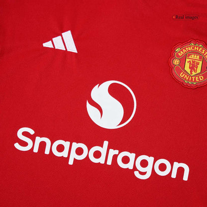 Manchester United dětská domácí kompletní sada 2025/26