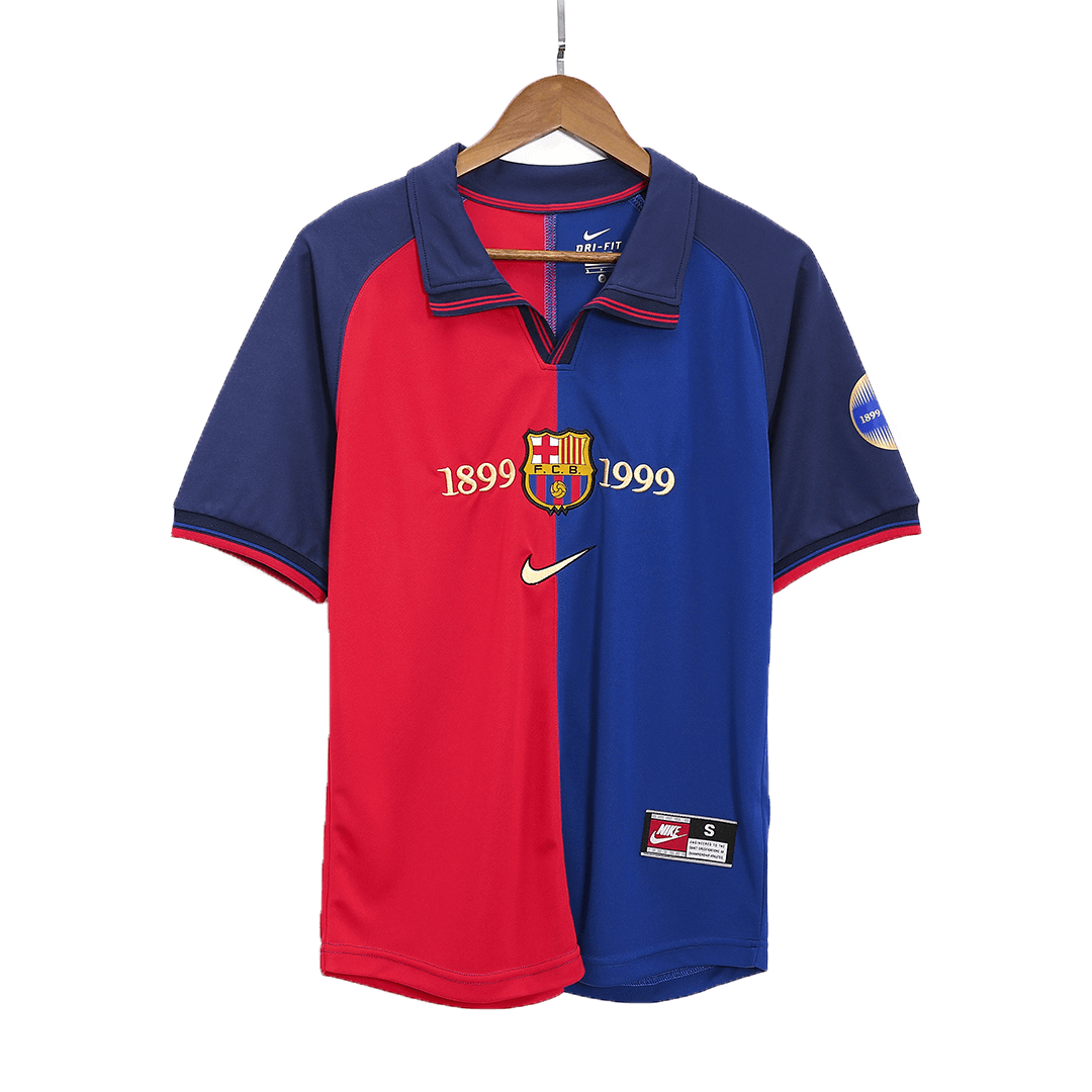 Domácí Retro Dres Barcelona 1999/00 GUARDIOLA #4 - 100th Anniversary