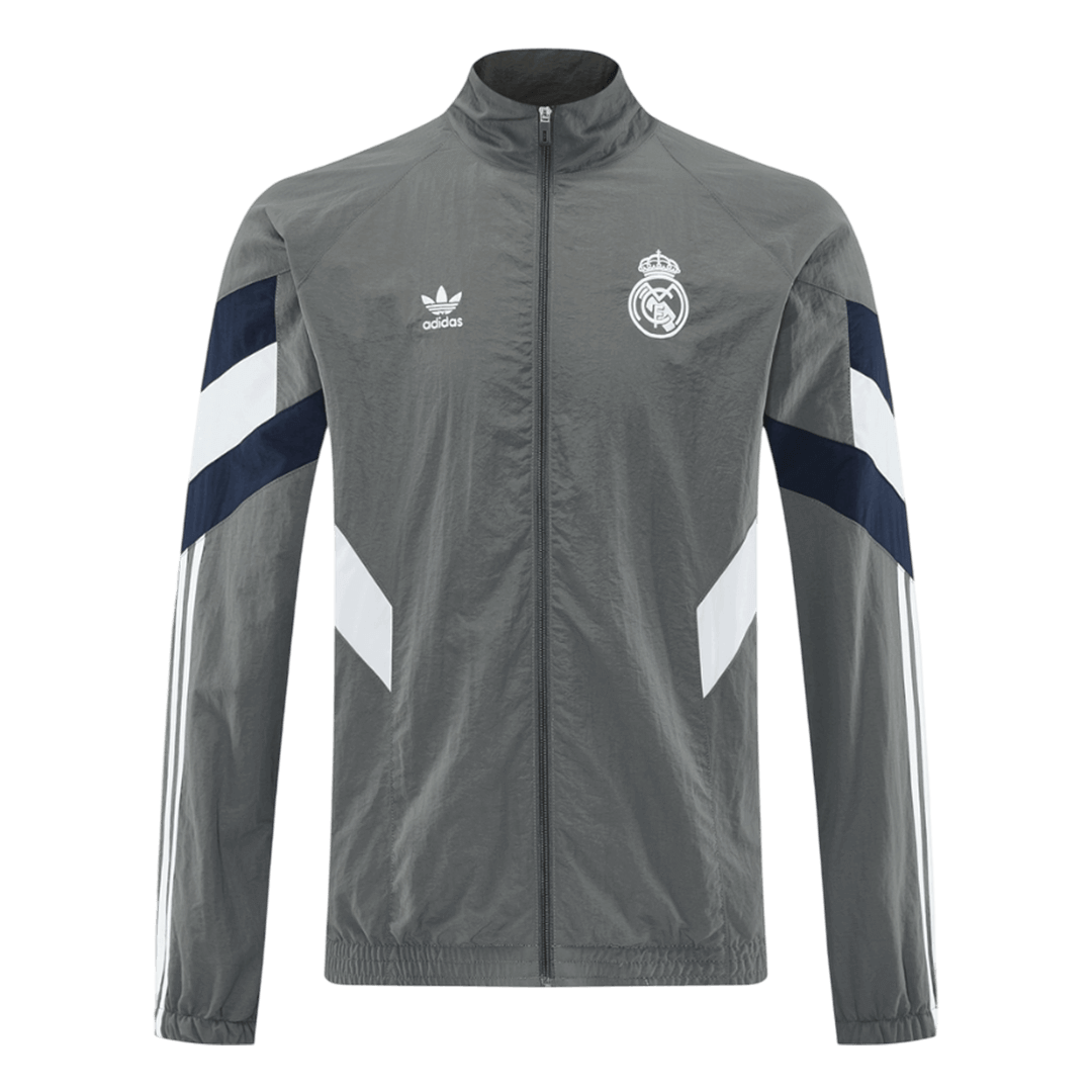 Real Madrid větrovka 2025/26 šedá