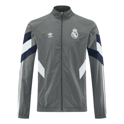 Real Madrid větrovka 2025/26 šedá