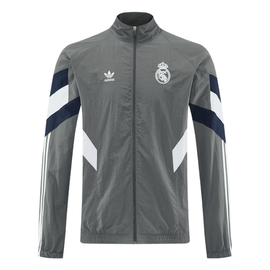 Real Madrid větrovka 2025/26 šedá