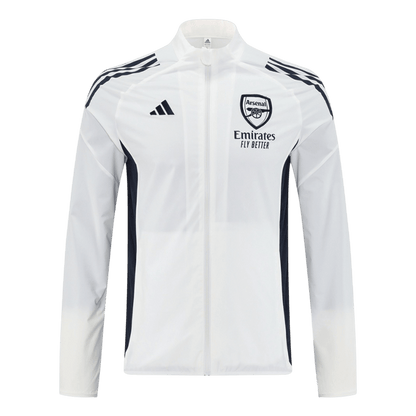 Arsenal větrovka 2025/26 bílá