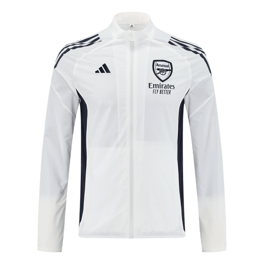 Arsenal větrovka 2025/26 bílá