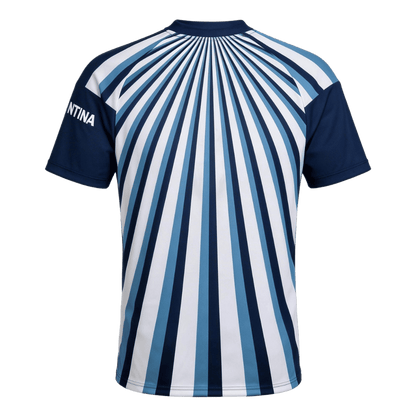 Argentina předzápasový fotbalový dres MS 2026 - námořnická modrá