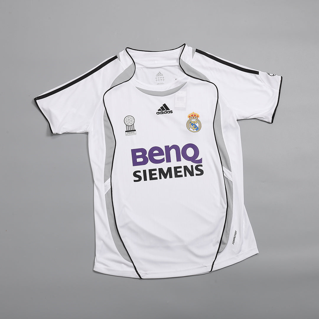 Domácí Retro Dres Real Madrid 2006/07 Retro SERGIO RAMOS #4