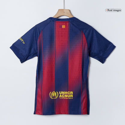 Domácí Fotbalový Dres Barcelona 25/26 Authentic LEWANDOWSKI #9 UCL
