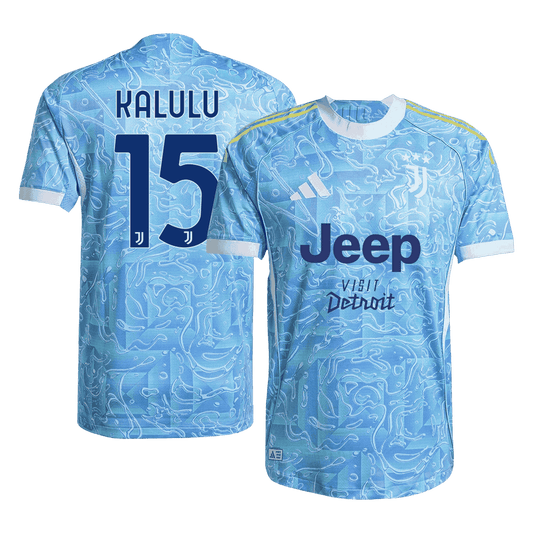 Juventus venkovní dres 2025/26 hráčská verze KALULU #15