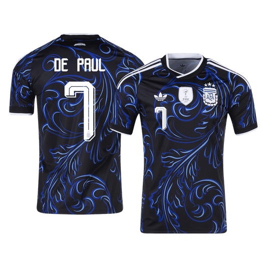 Argentina venkovní fotbalový dres MS 2026 DE PAUL #7