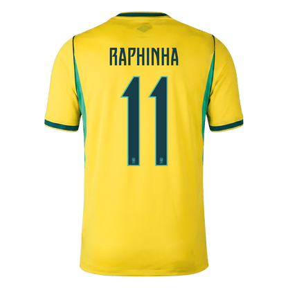 Brazílie domácí fotbalový dres MS 2026 RAPHINHA #11