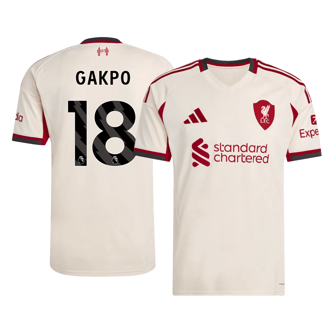 Liverpool venkovní fotbalový dres 2025/26 GAKPO #18