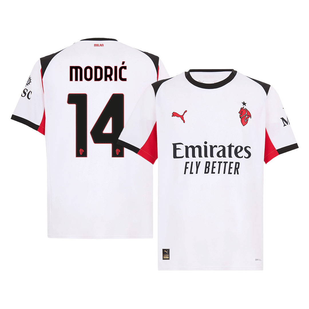 AC Milán venkovní fotbalový dres 2025/26 MODRIĆ #14