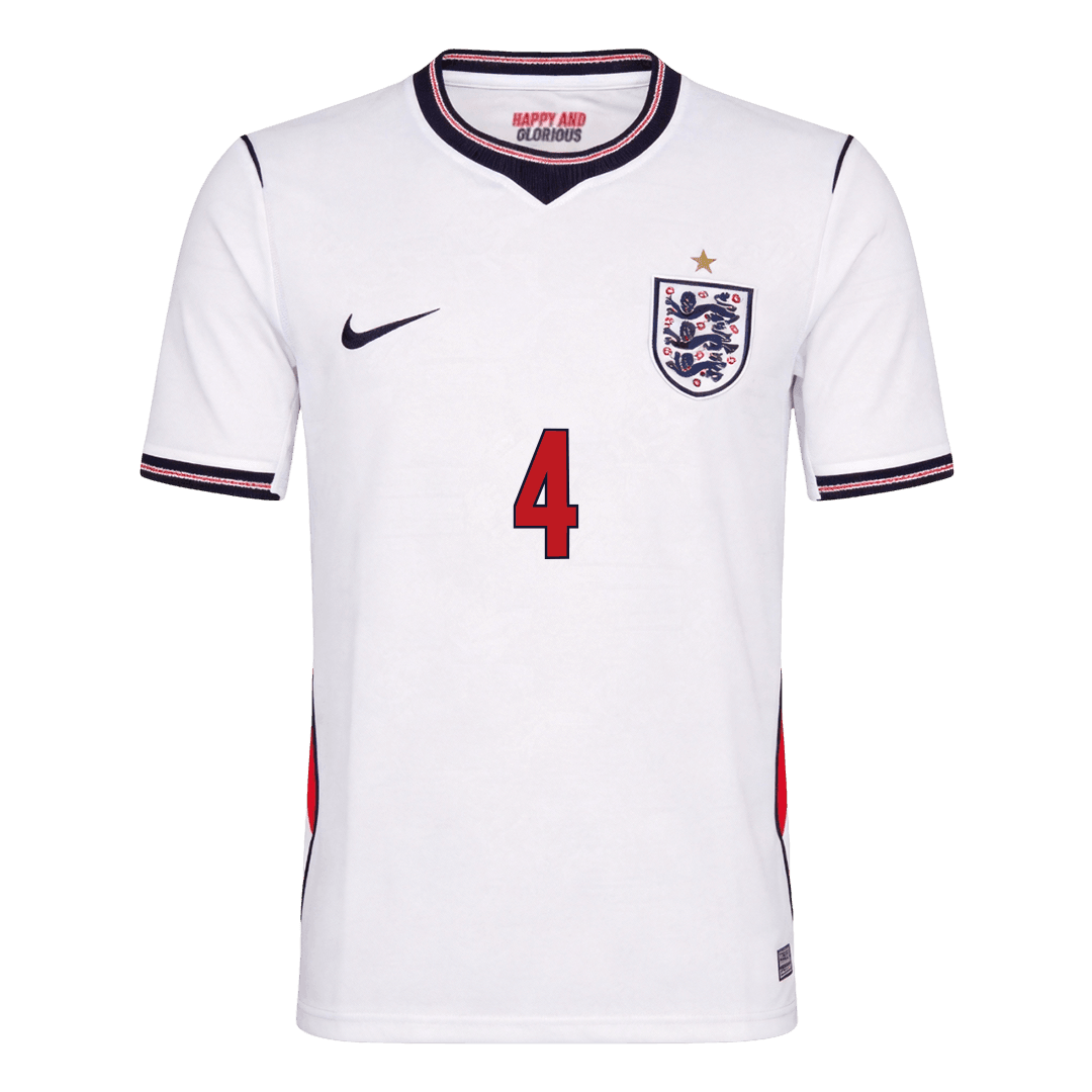 Anglie domácí fotbalový dres MS 2026 RICE #4