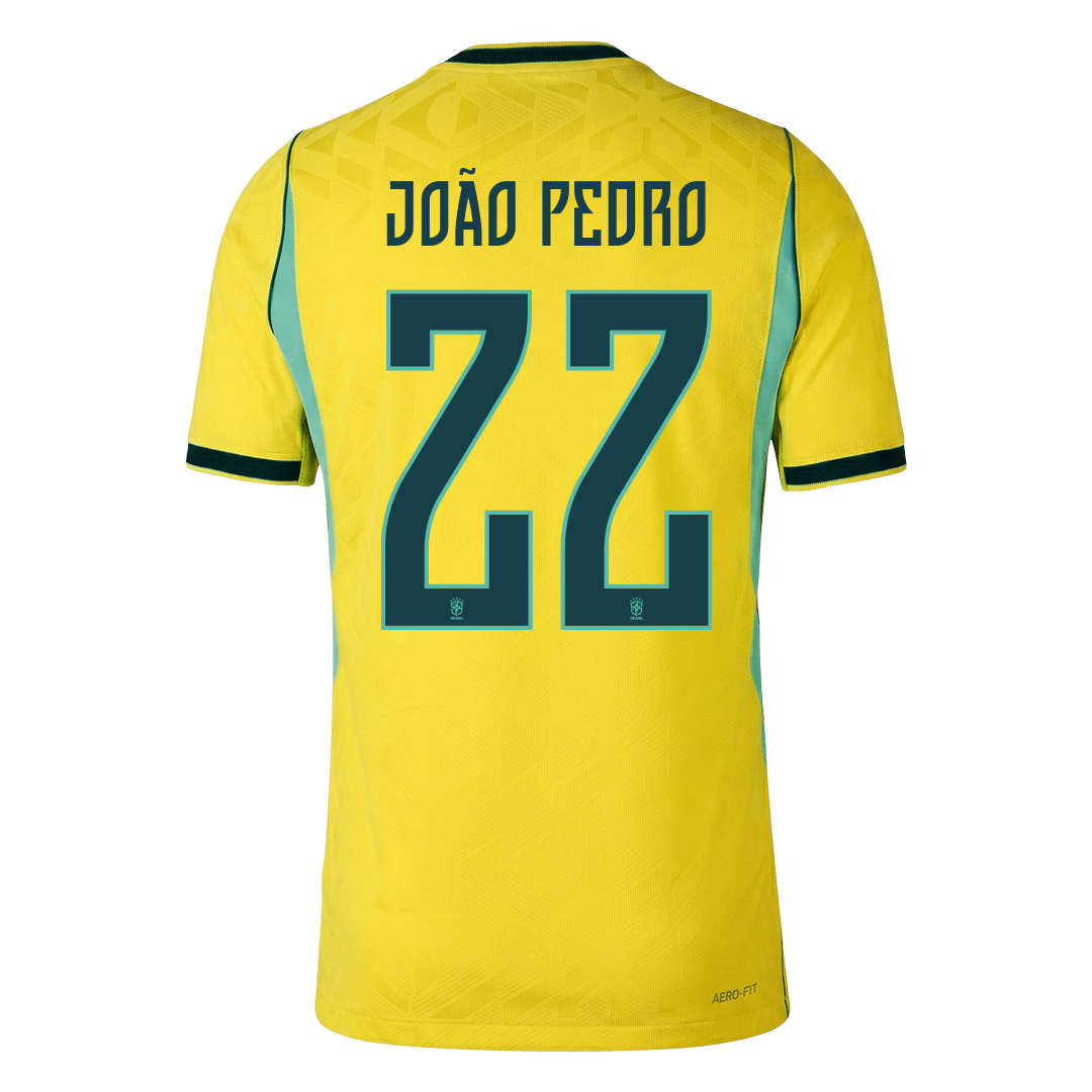 Brazílie domácí dres MS 2026 hráčská verze JOÃO PEDRO #22