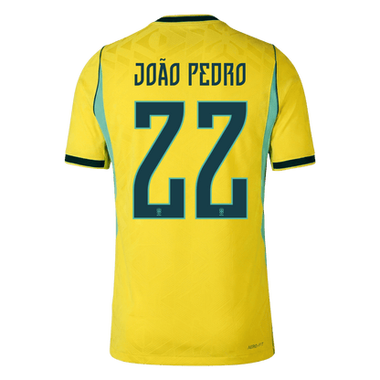 Brazílie domácí dres MS 2026 hráčská verze JOÃO PEDRO #22