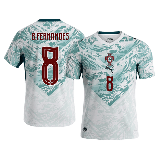 Portugalsko venkovní fotbalový dres MS 2026 B.FERNANDES #8