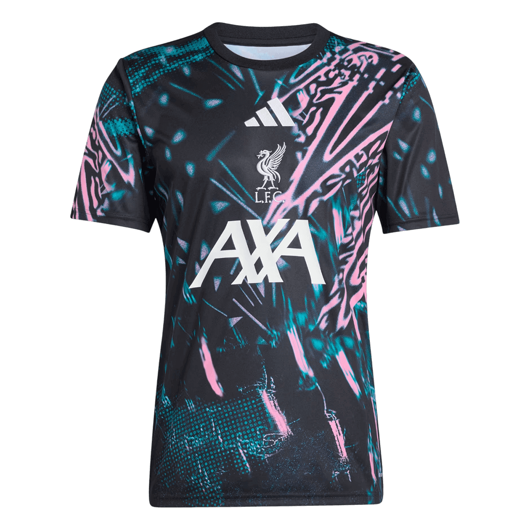 Liverpool předzápasový fotbalový dres 2025/26 - černá