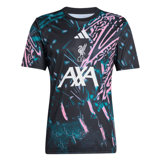 Liverpool předzápasový fotbalový dres 2025/26 - černá