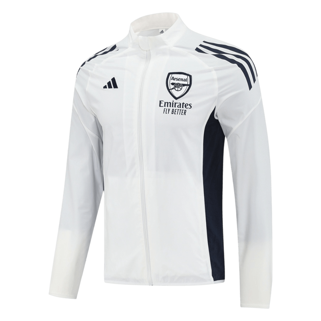 Arsenal větrovka 2025/26 bílá