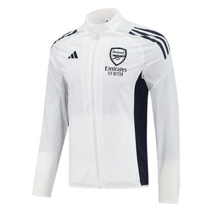 Arsenal větrovka 2025/26 bílá