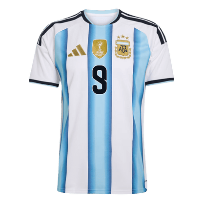 Argentina Domácí fotbalový dres MS 2026 J.ÁLVAREZ #9