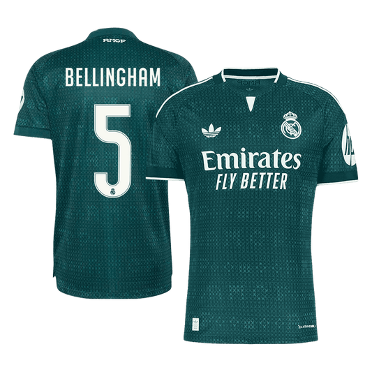 Real Madrid venkovní dres 2026/27 hráčská verze BELLINGHAM #5