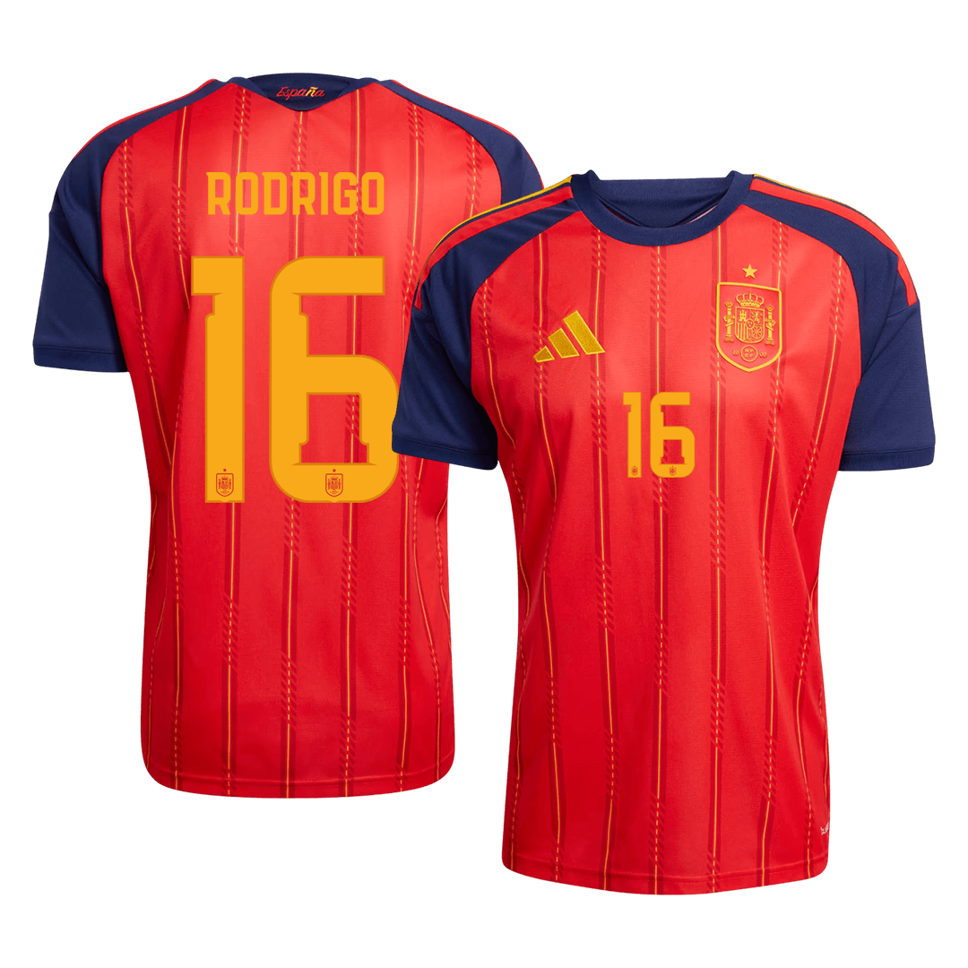 Španělsko domácí fotbalový dres MS 2026 RODRIGO #16