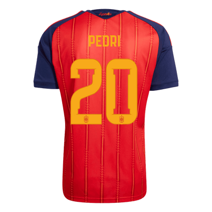 Španělsko domácí fotbalový dres MS 2026 PEDRI #20