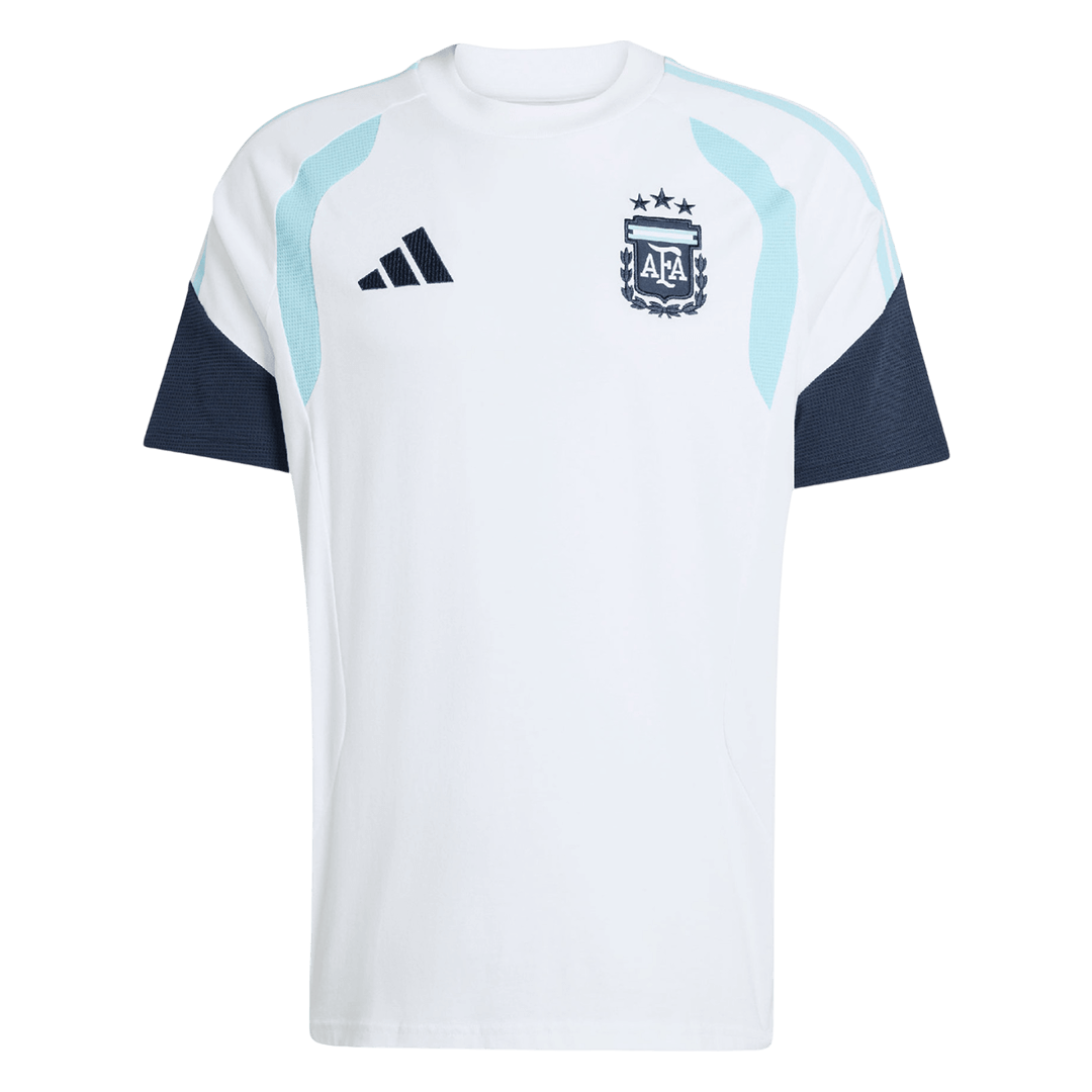 Argentina Předzápasový fotbalový dres MS 2026 - bílá