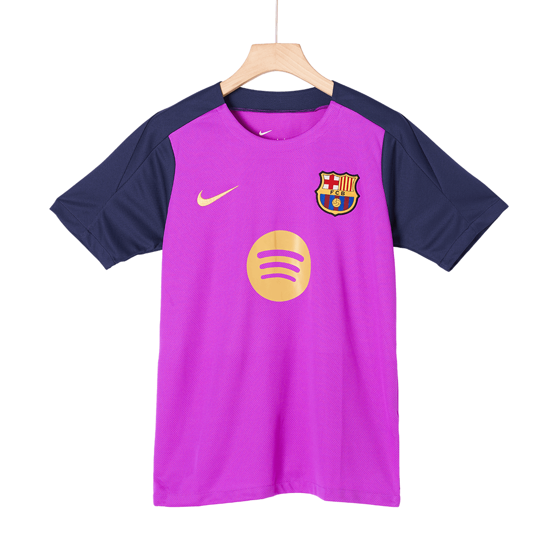 Barcelona předzápasový fotbalový dres 2025/26 - fialová