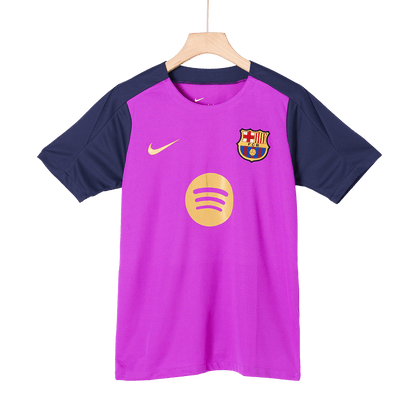 Barcelona předzápasový fotbalový dres 2025/26 - fialová