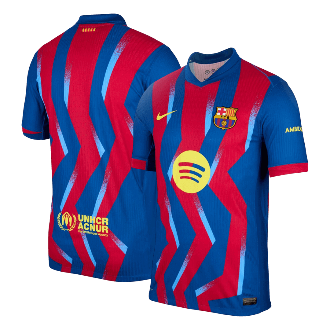 Barcelona čtvrtá fotbalový dres 2025/26 hráčská verze