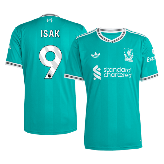 Liverpool třetí fotbalový dres 2025/26 ISAK #9