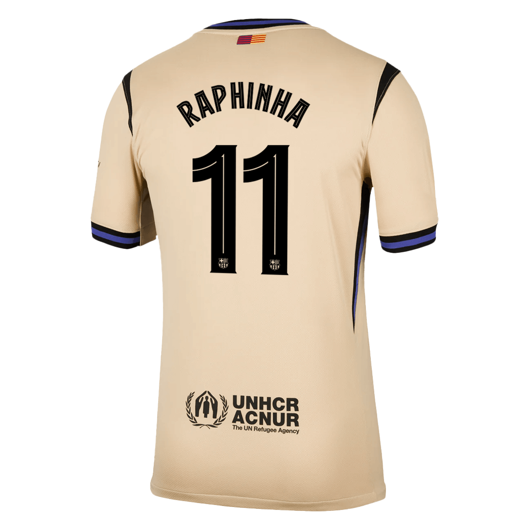Venkovní Fotbalový Dres Barcelona 25/26 RAPHINHA #11 UCL