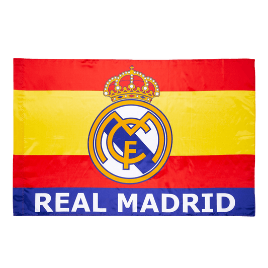 Červená vlajka týmu Real Madrid