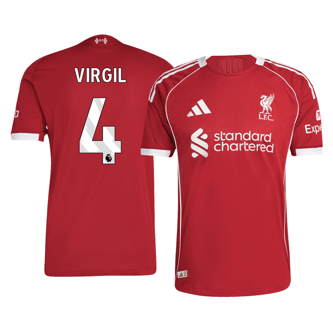 Liverpool domácí dres 2025/26 hráčská verze VIRGIL #4