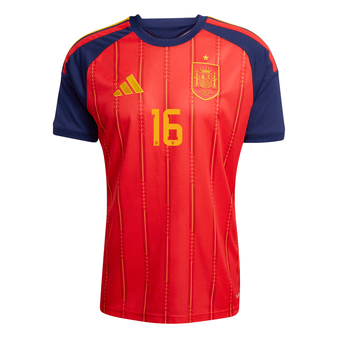 Španělsko domácí fotbalový dres MS 2026 RODRIGO #16