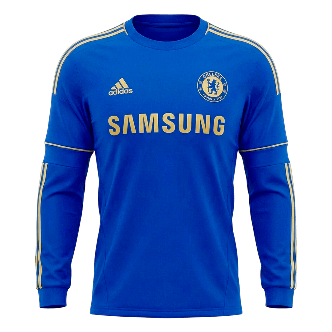 Chelsea domácí retro dres 2012/13 dlouhý rukáv