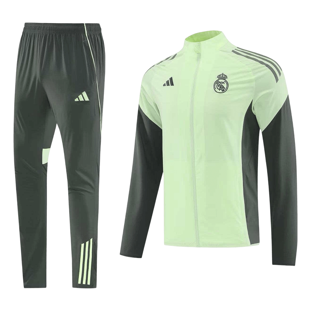 Real Madrid větrovková souprava 2025/26 zelená