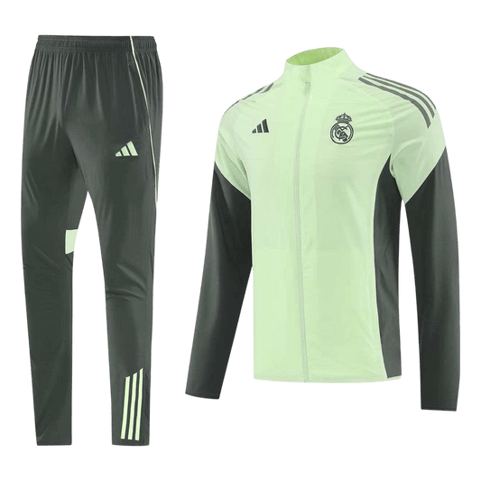 Real Madrid větrovková souprava 2025/26 zelená