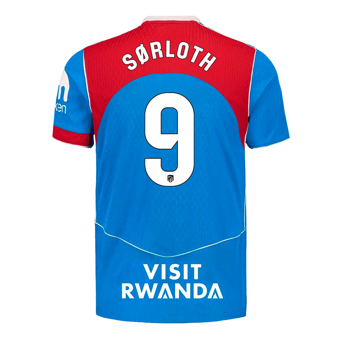 Atletico Madrid třetí dres 2025/26 hráčská verze SØRLOTH #9
