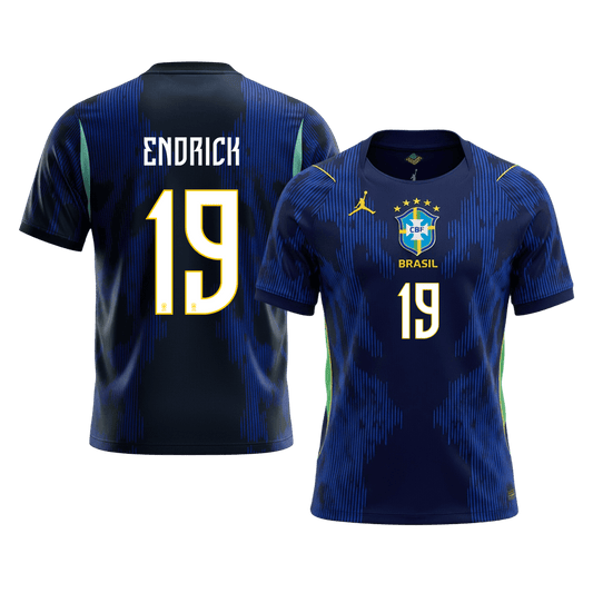 Brazílie venkovní fotbalový dres MS 2026 ENDRICK #19