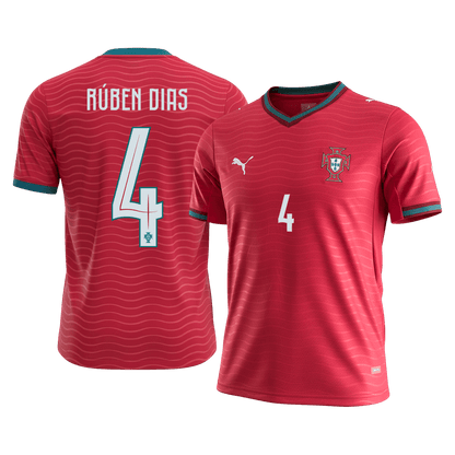 Portugalsko domácí fotbalový dres MS 2026 RÚBEN DIAS #4